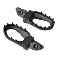 Zeta Max Foot Pegs Black for KTM 125 XC 2023-2025