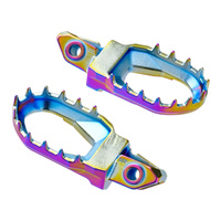 Zeta Max Foot Pegs Oil Slick for Husqvarna FE450 2024-2026