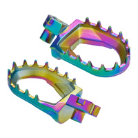 Zeta Max Foot Pegs Oil Slick for Yamaha YZ65 2018-2026