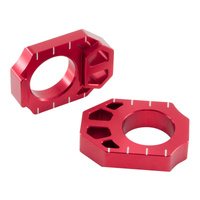 Zeta Rear Axle Block Red for Suzuki RMZ250 2004-2026