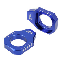 Zeta Rear Axle Block Blue for Kawasaki KX450F 2016-2026