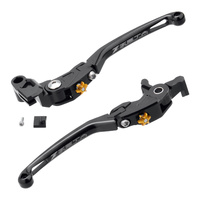 Zeta Pilot Brake/Clutch Lever Set Black for Kawasaki Ninja 650 KRT Ed 2024-2025